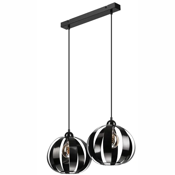 LM-2.203 MINDY 2-light pendant lamp with a metal shade