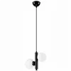 LM-2.204 LARRY 2-light tube hanging lamp with ball shades