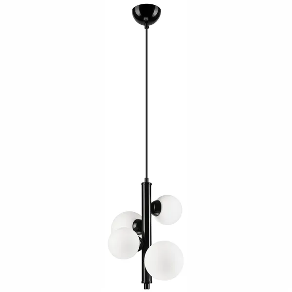 LM-4.204 LARRY 4-light tube hanging lamp with ball shades