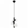 LM-4.204 LARRY 4-light tube hanging lamp with ball shades