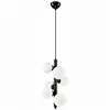 LM-6.204 LARRY 6-bulb tube hanging lamp with ball shades