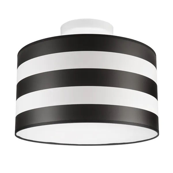 LM-1.1.98/A PRINT 1-light pendant lamp with a printed lampshade