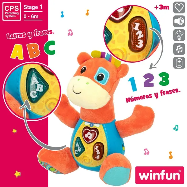 Oriģinālas frāzes Winfun Žirafe 18 x 19 x 8,5 cm (6 gb.)