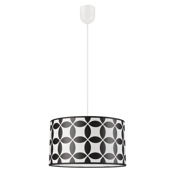 LM-1.1.92 PRINT 1-light pendant lamp with a printed lampshade