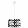 LM-1.1.92 PRINT 1-light pendant lamp with a printed lampshade