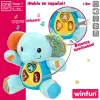 Плюшевая игрушка, издающая звуки Winfun Слон 17 x 17,5 x 10 cm (6 штук)