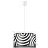 LM-1.1.97 PRINT 1-light pendant lamp with a printed lampshade