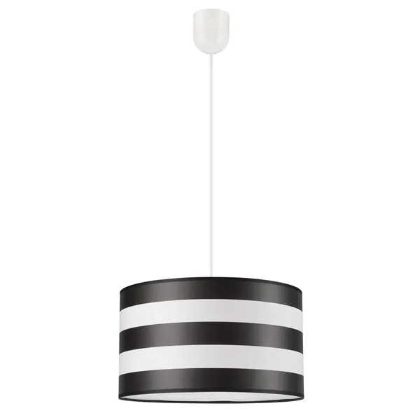 LM-1.1.98 PRINT 1-light pendant lamp with a printed lampshade