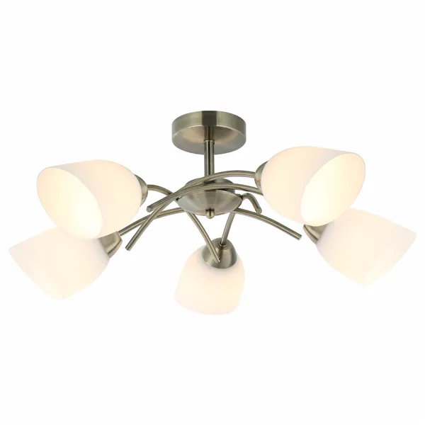 LM 5.169 DONNA 5-light ceiling lamp with shades