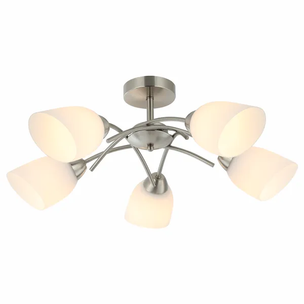 LM 5.169 DONNA 5-light ceiling lamp with shades