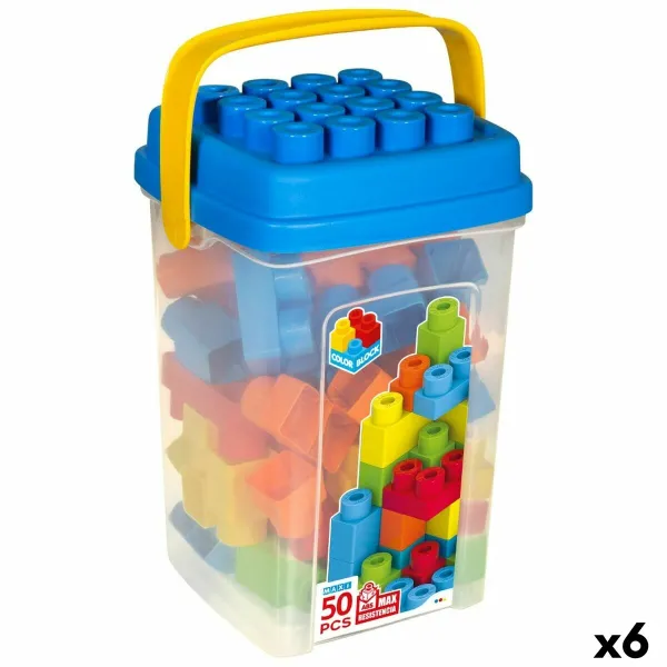 Rakennussetti Color Block Basic Kuutio 50 Kappaletta (6 osaa)