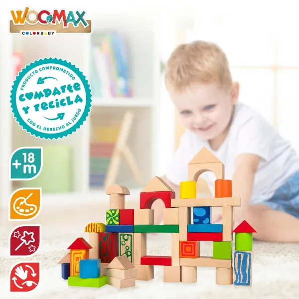 Celtniecības Komplekts Woomax 50 Daudzums (6 gb.)