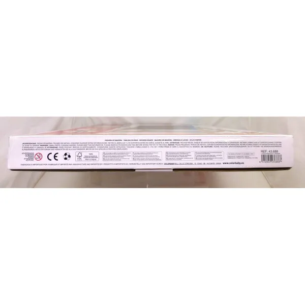 2 in 1 Board Woomax 5 Pieces 37,5 x 65 x 30,5 cm 4 Units