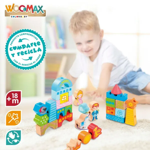 Строительный набор Woomax 32 Предметы (6 штук)