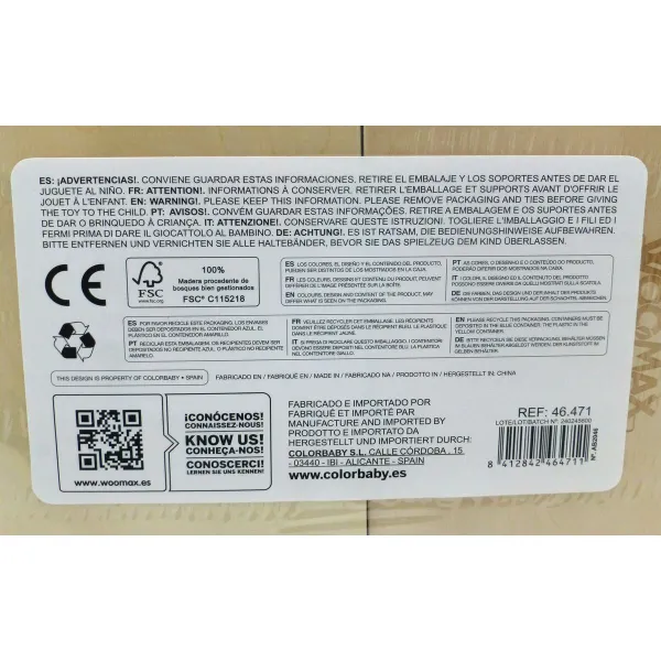 Leluruokasetti Woomax 12 Kappaletta (4 osaa)