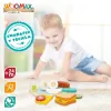 Toy Food Set Woomax Breakfast 14 Pieces (4 Units)