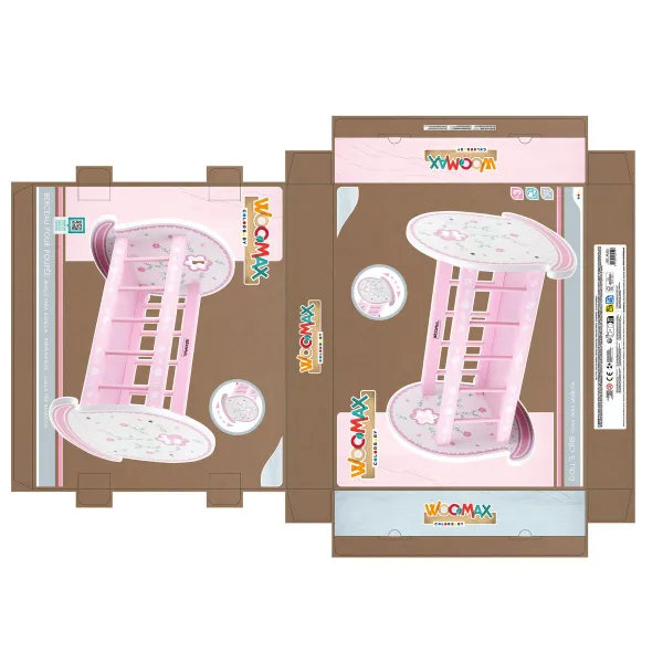 Cradle for dolls Woomax 2 Units 47 x 35 x 35 cm