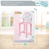 Highchair Woomax 25 x 55 x 20 cm Dolls White Pink 2 Units