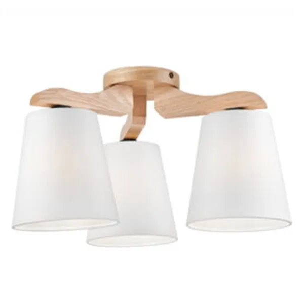 LM-3.55/B ANDREAS 3-light wooden ceiling lamp