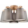 LM-5.55/S ANDREAS 5-light wooden ceiling lamp