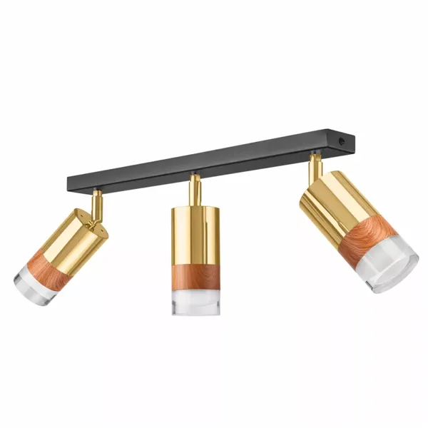 LM-3.151 AURORA 3-light gold ceiling lamp