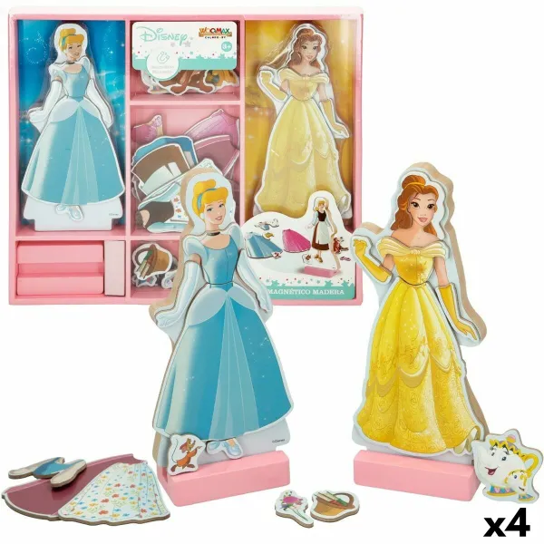 Set of Figures Disney Princess 9 x 20,5 x 1,2 cm 45 Pieces 4 Units