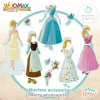 Figūru komplekts Disney Princess 9 x 20,5 x 1,2 cm 45 Daudzums 4 gb.