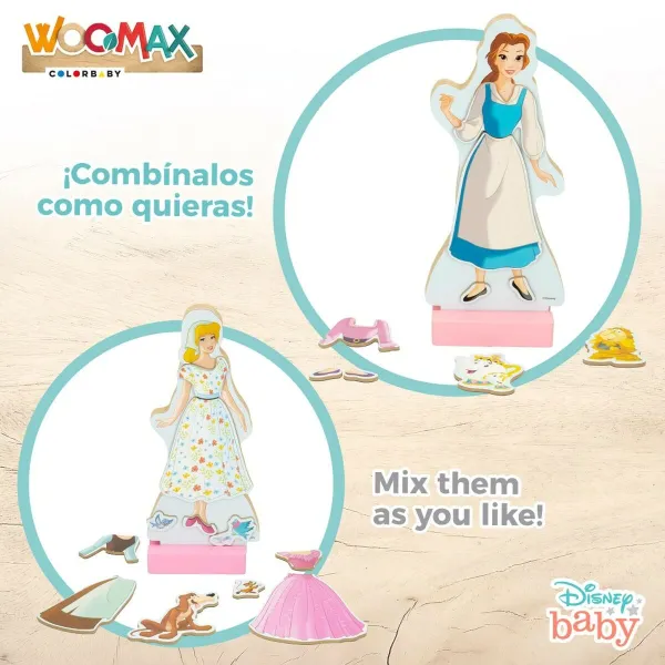 Figūru komplekts Disney Princess 9 x 20,5 x 1,2 cm 45 Daudzums 4 gb.