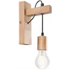 KM-1.97 LEON OAK 1-light wooden wall lamp