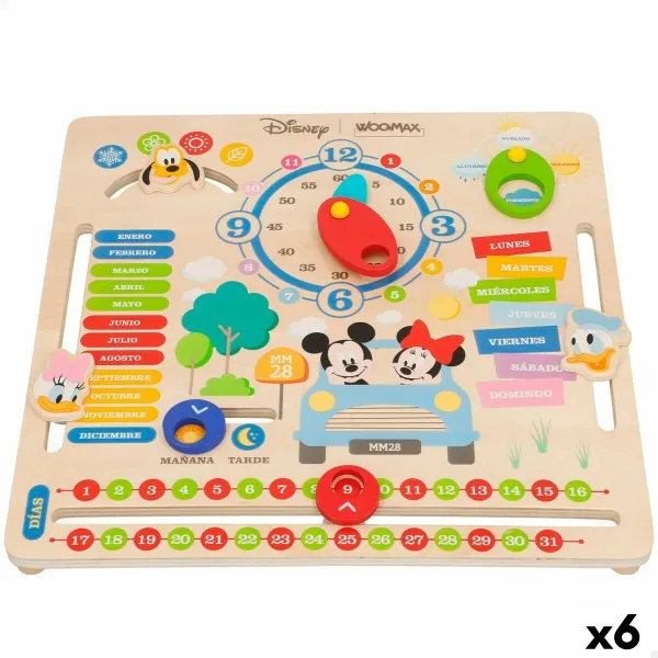Izglītojošā Spēle Disney Kalendārs 30 x 3,5 x 30 cm (6 gb.)