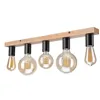 LM-5.138 VITO OAK 5-light wooden ceiling lamp