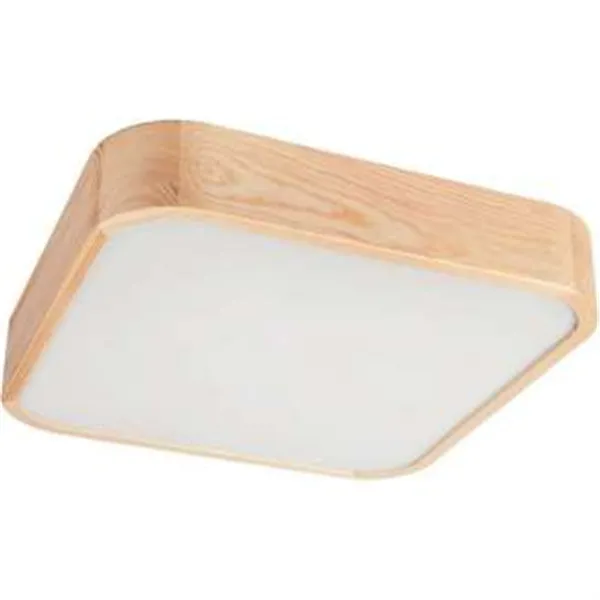 LD-PD-11.2 GASPAR 4-light square wooden ceiling lamp