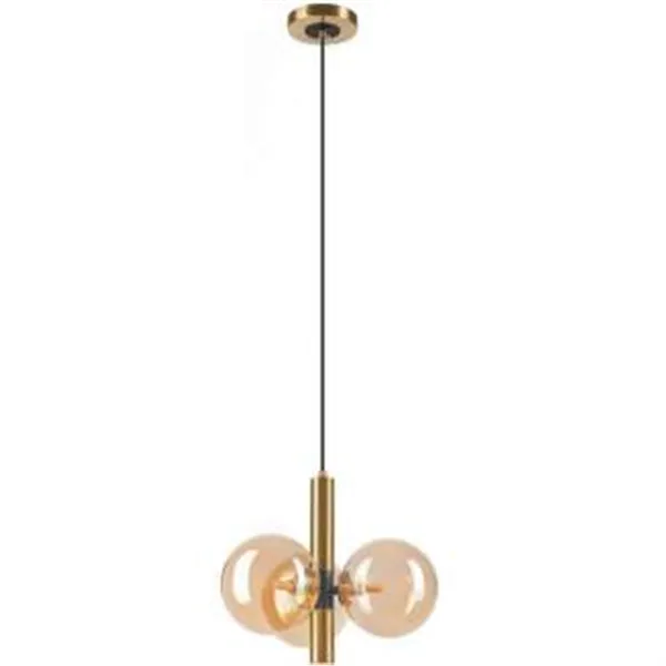 LM - 3.218/A ROLLO 3-light hanging lamp with lampshades - balls