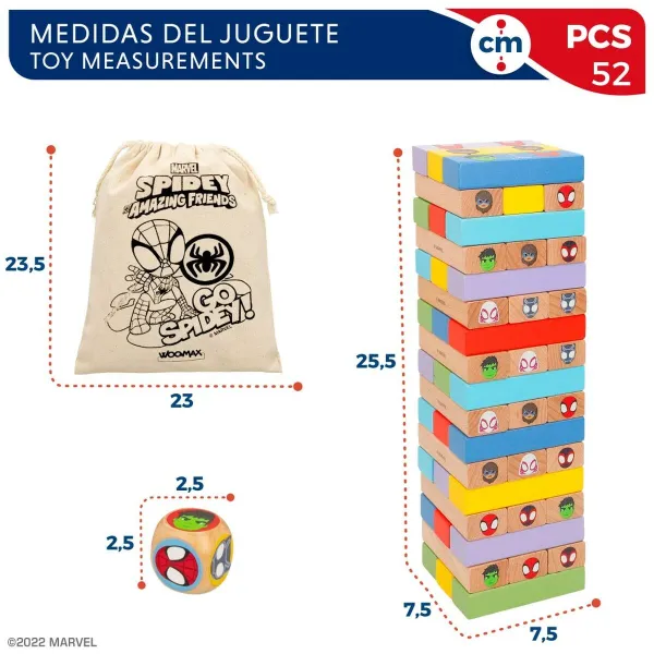Celtniecības Komplekts Spidey 52 Daudzums (6 gb.)