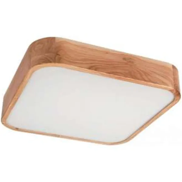 LD-PD-11.2 GASPAR 4-light square oak ceiling lamp