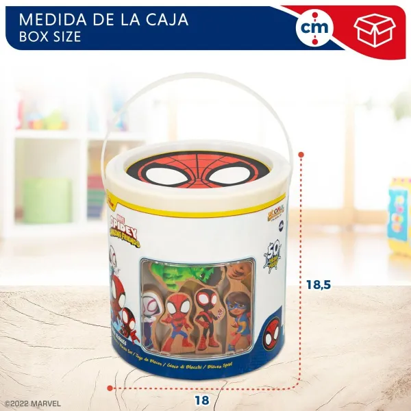 Playset Spidey Amazing Friends 50 Dalys 4 vnt. 8 x 9,5 x 1,5 cm