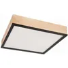 LD-PD-9.6 SANTIAGO 4-light square wooden ceiling lamp