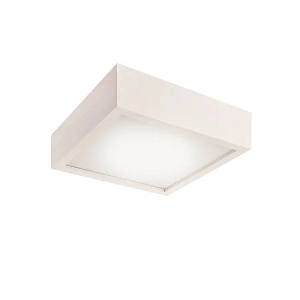 LD.PD-9.1 QUADRO 1-light wooden ceiling lamp