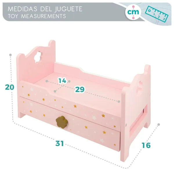 Sänky Woomax Pinkki 4 osaa 31 x 20 x 16 cm