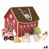 Playset Woomax Ферма 9 Предметы 4 штук 19 x 18 x 19 cm
