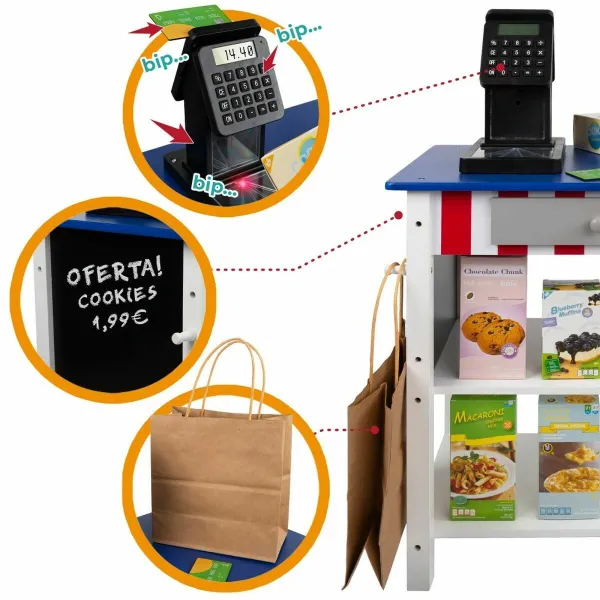 Супермаркет игрушек Woomax 48 x 70 x 30 cm 28 Предметы