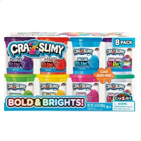 Žaidimas iš plastilino Cra-Z-Art Bold&Brights (6 vnt.) Slime