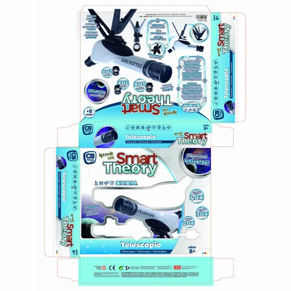 Child's Telescope Colorbaby Smart Theory 6 Units