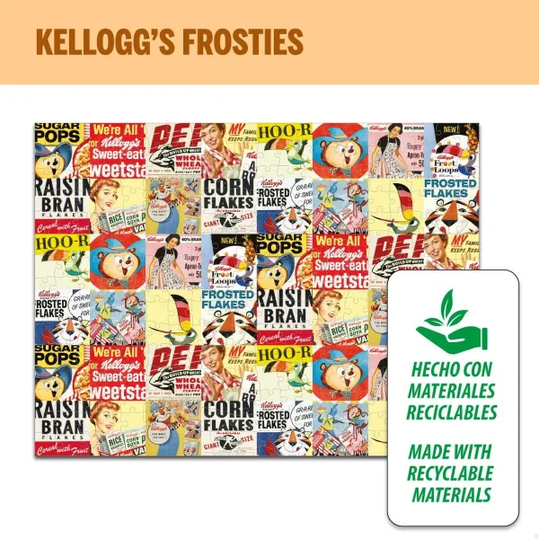 Palapeli Colorbaby Kellogg's Frosties 300 Kappaletta 6 osaa 60 x 45 x 0,1 cm