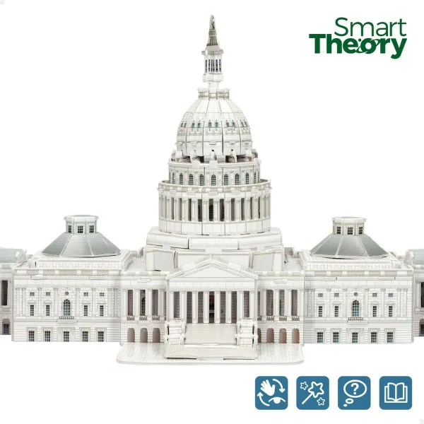 3D-palapeli Colorbaby Capitolio 126 Kappaletta 52,5 x 20,5 x 23,5 cm (6 osaa)