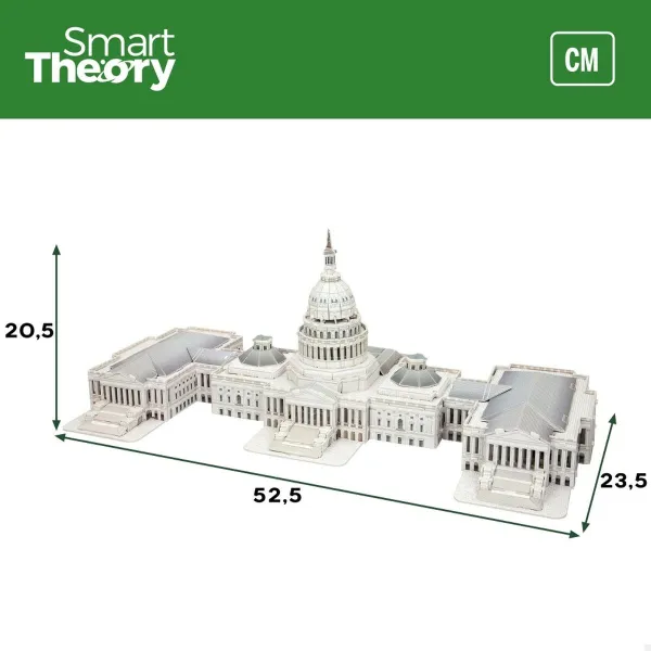 3D-palapeli Colorbaby Capitolio 126 Kappaletta 52,5 x 20,5 x 23,5 cm (6 osaa)