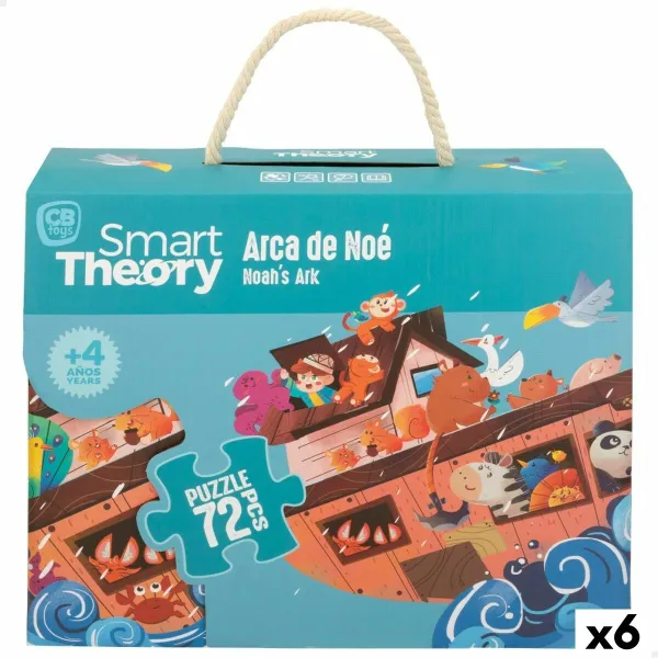 Palapeli Colorbaby Noah's Ark 72 Kappaletta 90 x 60 cm (6 osaa)