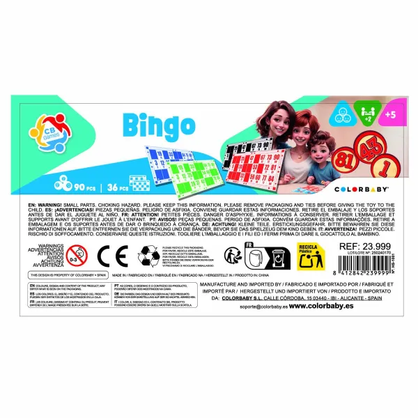 Bingo CB Games Wood Paper Plastic (24 Units)
