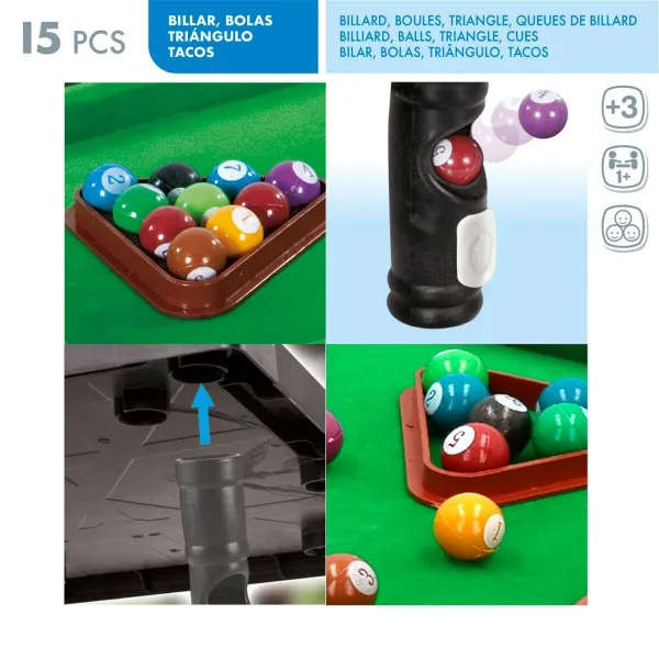 Biliardo stalas CB Games 44,5 x 13 x 24,5 cm (12 vnt.)