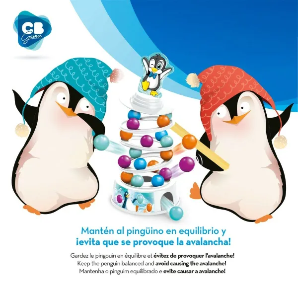 Lautapeli Colorbaby Pingviini (6 osaa)